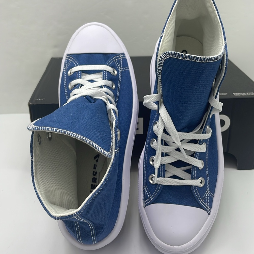 Converse WMNS High-Top Platform Sneakers A09395C
CTAS MOVE HI
ARMOR BLUE/WHITE - Picture 12 of 16